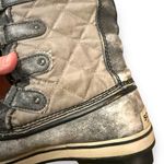 Sorel Tofino Tall Gray Waterproof Lace Up Distressed Faux Fur Snow Boots Sz 7.5 Photo 7