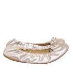 Donald J Pliner Womens 8 Ballet Flats Shoes Silver Photo 1