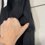 Quince  WOMENS COTTON POPLIN MIDI DRESS BLACK XS NEW WITH TAGS Photo 4