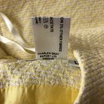 Helene Berman Shift Dress V Neck Sleeveless Textured Light Yellow Size L Size L Photo 3