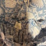 Darling Brand Blue and White Floral Block Printed Pajamas Photo 2