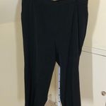 Briggs New York  EUC Women's Black Pinstripe Pull On Pants Size 24WS Photo 0