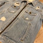 Life in Progress Distressed Denim Jean Jacket Photo 2