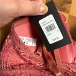 Frederick's of Hollywood NWT  Finley Lace Scalloped Bralette Pink Size Small Photo 2