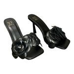 New York & Company Chana Flower Women's Heels size 7 like new Black Photo 2