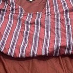 Listicle Boho Striped Print Babyboll Tunic Dress Photo 3