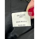 Anthropologie Double Breasted Peplum Blazer Herringbone 100% Wool Black White S Photo 4