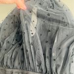 Anthropologie Black Sheer Heart Bodysuit Top Size M Photo 4