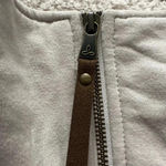 prAna  Xina Jacket Womens Ivory Off White Sherpa Fleece Lined Full Zip size XS Photo 2