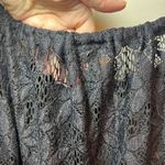 J. VALDI Womens Floral Crochet Lace Tunic Swim Cover Up Dress Black NEW Sz Large Photo 10