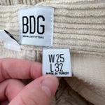 Urban Outfitters  BDG Women W25‎ Modern Boyfriend Corduroy Pant Cream Relaxed Fit Photo 5