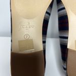 J Crew Striped Blue Burgundy Loafers Size 7 Photo 6