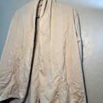 Cream Pink Cape with Shawl Collar and Relaxed Fit Oversized Jacket Robe SZ S Photo 3
