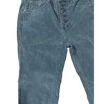 We The Free  gray blue Corduroy women’s pants high rise button fly size 25 Photo 8