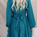 Cocktail Dress Blue Size L Photo 1