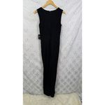 EXPRESS Black Lace Faux Wrap Bodice Wide Leg Jumpsuit Size S NWT Photo 4