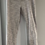 Lululemon Crop Leggings Size 4 Wee are from space gray athleisure athletic gym Photo 0