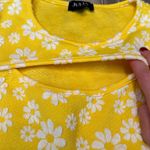 Julia by love J Floral Cropped Yellow Tee Photo 4