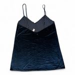 Victoria's Secret  Black Velour Slip Dress L Photo 2