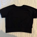 Cropped Workout Top Black Photo 2