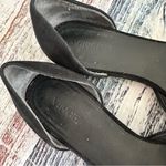 Vince  D’Orsay Nina Black Suede Pointed Flats Photo 2