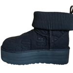 UGG NWT  Classic Mini Platform Felted Boot Bootie Black Size 7 Photo 8