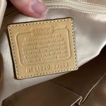 Coach POPPY Red and White Floral PRINT HALLIE Tote Photo 4