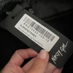 Nasty Gal  Faux Leather Straight Leg Pants Photo 3