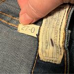 Current/Elliott Current Elliott The Pony Boy Women 27 Blue Denim Jean Capri Cropped Button Fly Photo 3