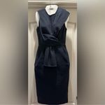 Timo Weiland Jaquared print Navy Sleeveless dress NWT size 4 Blue Photo 1