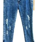 One Teaspoon NEW Women Size 27 Distressed Pin Up Iggy Ankle Zip Jeans Photo 0