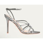 Veronica Beard  Aneesha Crystal Gunmetal Strappy Heel Sandals Sz 8.5 $450 Photo 2