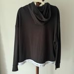 Calvin Klein Women's Modern Cotton Lounge Drawstring Hoodie Black Photo 1