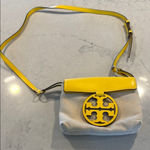 Tory Burch  Miller Canvas Crossbody Bag in Lemon Drop Photo 0