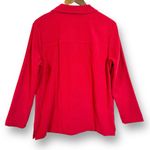 Sag Harbor Faux Suede Jacket | Petite Large | Velour Velvet | Classic Red Size undefined Photo 5