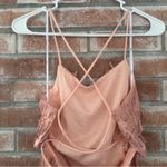 Lulus Making Magic Blush Pink Fringe Lace-Up Mini Dress NEW Women’s Medium Party Photo 7