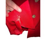 VTG 80s Damon II Red Sleeveless Button Down Sheath Dress Size 12 Made In Mexico Photo 6