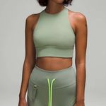 Lululemon Energy High Neck Longline Tough Sport Bra in Laurel Green 4 Photo 0