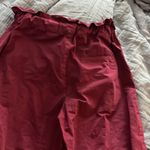 Urban Outfitters  paperbag waist pants maroon Photo 4