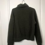 Aerie OFFLINE Sherpa Fleece Pullover With Camo Pocket Green Size Small NWOT Photo 5