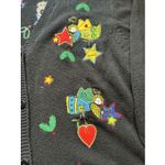 Quacker Factory  Cardigan Sweater Womens Large Angels Miracles Button Front Photo 3