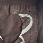 Frank & Eileen  Long Asymetrical Black Cotton Skirt Size Est. Medium NWOT Photo 5