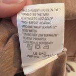 Woolrich  100% Cotton Washed V-Neck Top Size Medium Pecan Brown Photo 6