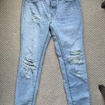Urban Outfitters BDG by High Rise Cut Out Tapered Straight Distressed Jeans 26 Photo 5