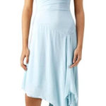 Bec & Bridge Dress Women 10 Dolphin Blue Elzette Strapless Asymmetric Midi NWT Photo 0
