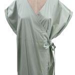 Coolibar Sunny Isles Wrap Dress Misty Aqua Blue Green Size XXL Photo 4