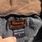 Rising International Handmade Boho Patchwork Skirt Small Fairy Cottage Floral Gray Photo 3