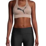 Puma Halter Neck Sports Bra - Size XL - Rose Gold Pink Logo Athletic NWT Photo 2