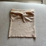 Knit Tube Top White Photo 2