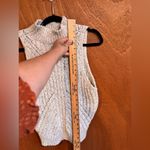 Anthropologie  Blue/White‎ Sleeveless Sweater  Size L Photo 7